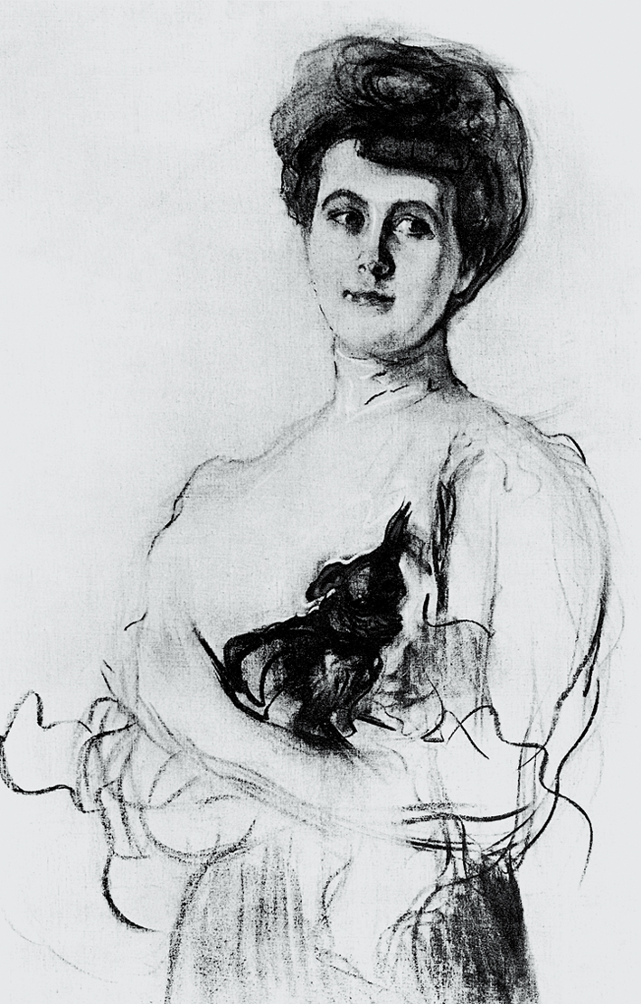  瓦伦丁·亚历山德罗维奇·谢洛夫 Valentin Alexandrovich Serov —— 抱着狗的女人